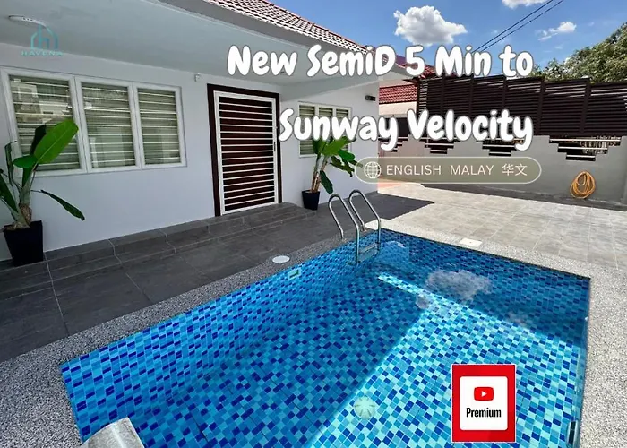 Private Pool Semid 5 Min Walk Sunwayvelocity Max 21 Pax